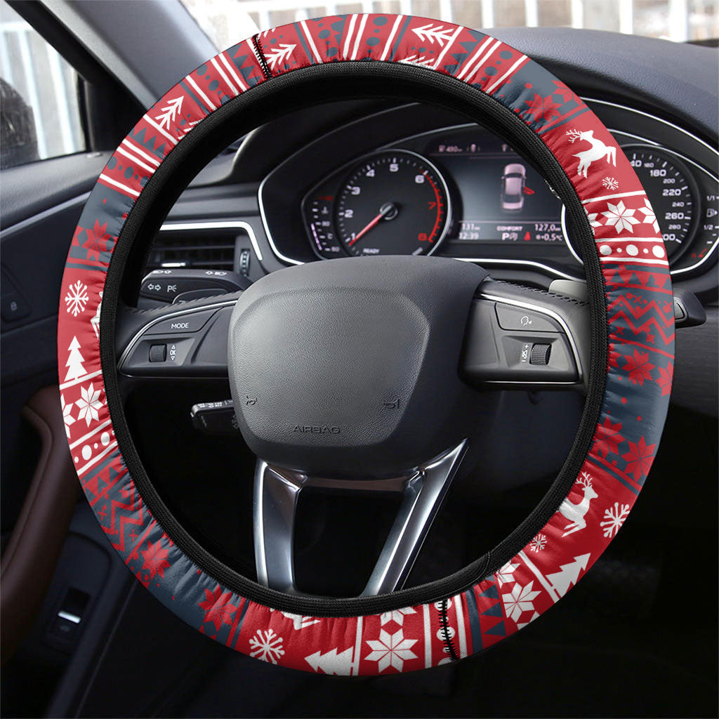 Frederick Douglass Christmas Steering Wheel Cover Power Concedes Nothing Quote Ugly Sweater Knitted Pattern