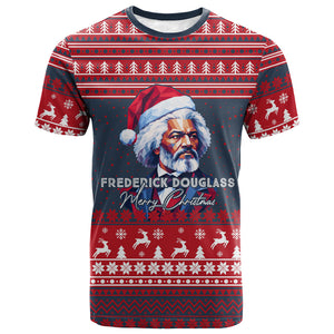 Frederick Douglass Christmas T shirt Power Concedes Nothing Quote Ugly Sweater Knitted Pattern
