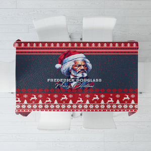 Frederick Douglass Christmas Tablecloth Power Concedes Nothing Quote Ugly Sweater Knitted Pattern
