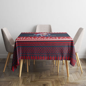 Frederick Douglass Christmas Tablecloth Power Concedes Nothing Quote Ugly Sweater Knitted Pattern
