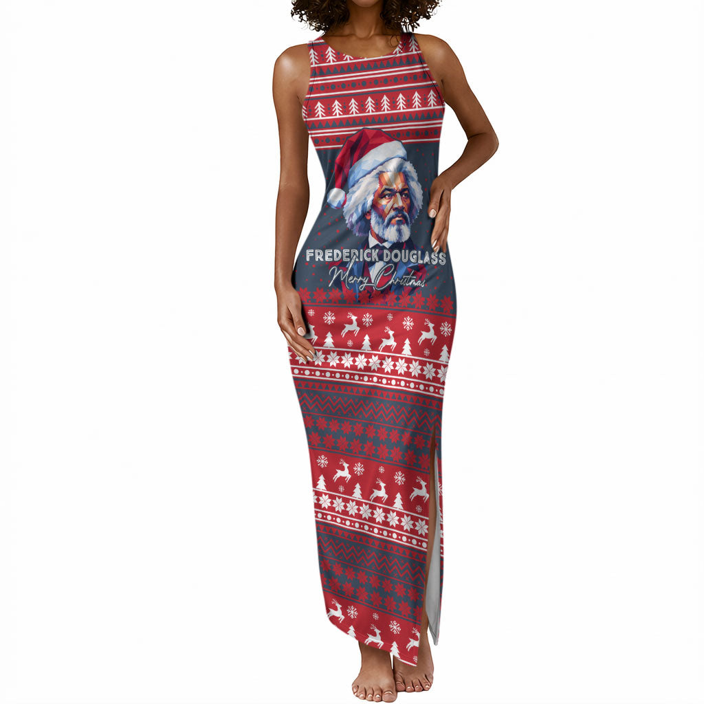 Frederick Douglass Christmas Tank Maxi Dress Power Concedes Nothing Quote Ugly Sweater Knitted Pattern