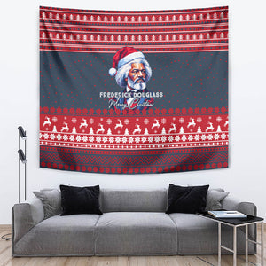 Frederick Douglass Christmas Tapestry Power Concedes Nothing Quote Ugly Sweater Knitted Pattern