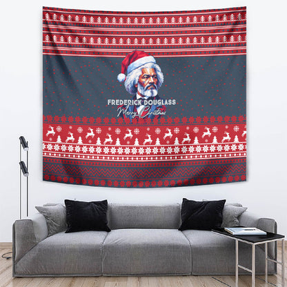 Frederick Douglass Christmas Tapestry Power Concedes Nothing Quote Ugly Sweater Knitted Pattern