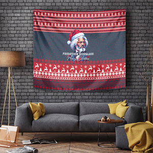 Frederick Douglass Christmas Tapestry Power Concedes Nothing Quote Ugly Sweater Knitted Pattern