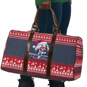 Frederick Douglass Christmas Travel Bag Power Concedes Nothing Quote Ugly Sweater Knitted Pattern