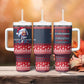 Frederick Douglass Christmas Tumbler With Handle Power Concedes Nothing Quote Ugly Sweater Knitted Pattern