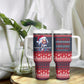 Frederick Douglass Christmas Tumbler With Handle Power Concedes Nothing Quote Ugly Sweater Knitted Pattern