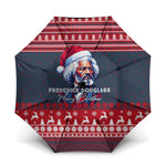 Frederick Douglass Christmas Umbrella Power Concedes Nothing Quote Ugly Sweater Knitted Pattern