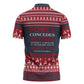 Frederick Douglass Christmas Zipper Polo Shirt Power Concedes Nothing Quote Ugly Sweater Knitted Pattern