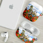 Barbados Independence Day Pelican AirPods Case Patriotic Tropical Island Scenery And Exotic Flowers