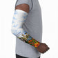 Barbados Independence Day Pelican Arm Sleeves Patriotic Tropical Island Scenery And Exotic Flowers