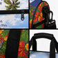 Barbados Independence Day Pelican Duffle Bag Patriotic Tropical Island Scenery And Exotic Flowers