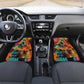 Martin Luther King Jr Car Mats Colorful Street Art Portrait Black History Graffiti Style - African Pride