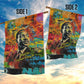 Martin Luther King Jr Garden Flag Colorful Street Art Portrait Black History Graffiti Style - African Pride