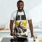 Martin Luther King Jr Apron Black Lives Matter Street Art Portrait Civil Rights Tribute Bold Striped - African Pride