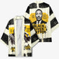 Martin Luther King Jr Kimono Black Lives Matter Street Art Portrait Civil Rights Tribute Bold Striped - African Pride