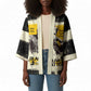 Martin Luther King Jr Kimono Black Lives Matter Street Art Portrait Civil Rights Tribute Bold Striped - African Pride