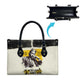 Martin Luther King Jr Leather Bag Black Lives Matter Street Art Portrait Civil Rights Tribute Bold Striped - African Pride