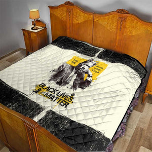 Martin Luther King Jr Quilt Black Lives Matter Street Art Portrait Civil Rights Tribute Bold Striped - African Pride