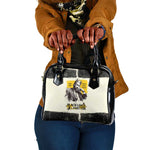 Martin Luther King Jr Shoulder Handbag Black Lives Matter Street Art Portrait Civil Rights Tribute Bold Striped - African Pride