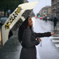 Martin Luther King Jr Umbrella Black Lives Matter Street Art Portrait Civil Rights Tribute Bold Striped - African Pride