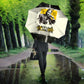 Martin Luther King Jr Umbrella Black Lives Matter Street Art Portrait Civil Rights Tribute Bold Striped - African Pride