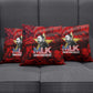 MLK Day Pillow Cover Martin Luther King Jr Tribute American Flag Lettering - African Pride