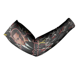 Malcolm X Arm Sleeves Street Art Style Portrait Quote The Future Belongs to Those Who Prepare Civil Rights Tribute - African Pride