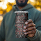 Malcolm X 4 in 1 Can Cooler Tumbler Street Art Style Portrait Quote The Future Belongs to Those Who Prepare Civil Rights Tribute - African Pride