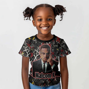 Malcolm X Kid T shirt Street Art Style Portrait Quote The Future Belongs to Those Who Prepare Civil Rights Tribute TS04