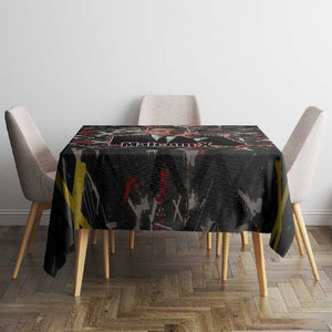Malcolm X Tablecloth Street Art Style Portrait Quote The Future Belongs to Those Who Prepare Civil Rights Tribute - African Pride