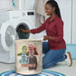 Malcolm X Laundry Basket Pop Art Portrait Collage Civil Rights Activist Retro Style Design - African Pride