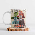 Malcolm X Ceramic Mug Pop Art Portrait Collage Civil Rights Activist Retro Style Design - African Pride