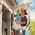 Malcolm X Garden Flag Pop Art Portrait Collage Civil Rights Activist Retro Style Design - African Pride