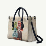 Malcolm X Leather Bag Pop Art Portrait Collage Civil Rights Activist Retro Style Design - African Pride