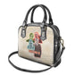 Malcolm X Shoulder Handbag Pop Art Portrait Collage Civil Rights Activist Retro Style Design - African Pride