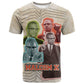 Malcolm X T shirt Pop Art Portrait Collage Civil Rights Activist Retro Style Design TS04