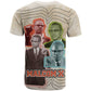 Malcolm X T shirt Pop Art Portrait Collage Civil Rights Activist Retro Style Design TS04