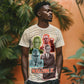 Malcolm X T shirt Pop Art Portrait Collage Civil Rights Activist Retro Style Design TS04
