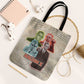 Malcolm X Tote Bag Pop Art Portrait Collage Civil Rights Activist Retro Style Design - African Pride