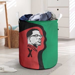 Malcolm X Laundry Basket Truth Is on the Side of the Oppressed Quote Civil Rights Tribute - African Pride