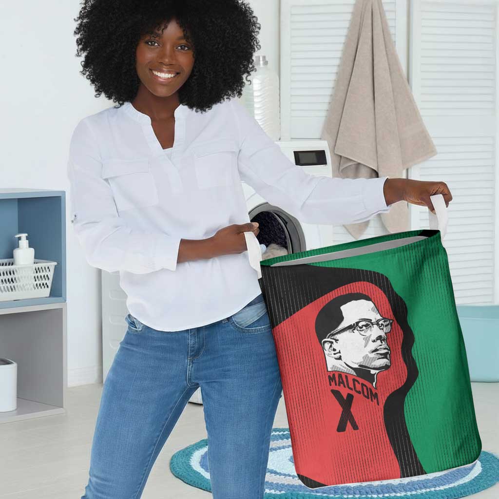 Malcolm X Laundry Basket Truth Is on the Side of the Oppressed Quote Civil Rights Tribute - African Pride