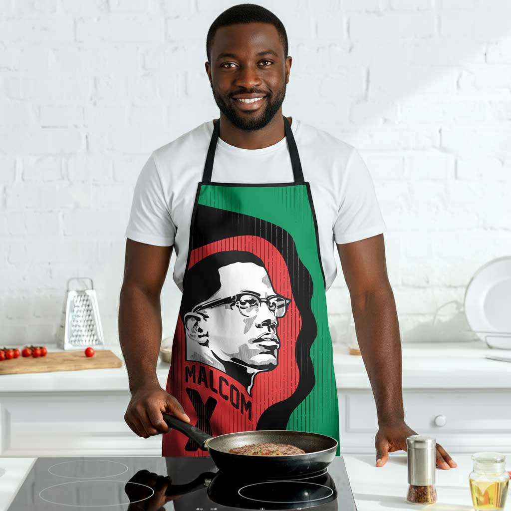 Malcolm X Apron Truth Is on the Side of the Oppressed Quote Civil Rights Tribute - African Pride