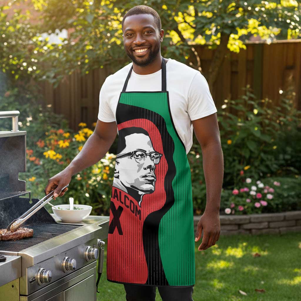 Malcolm X Apron Truth Is on the Side of the Oppressed Quote Civil Rights Tribute - African Pride