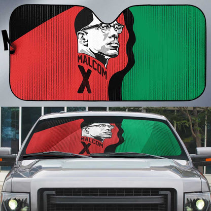 Malcolm X Auto Sun Shade Truth Is on the Side of the Oppressed Quote Civil Rights Tribute - African Pride