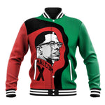 Malcolm X Baseball Jacket Truth Is on the Side of the Oppressed Quote Civil Rights Tribute - African Pride