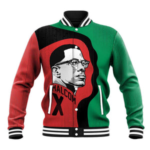 Malcolm X Baseball Jacket Truth Is on the Side of the Oppressed Quote Civil Rights Tribute - African Pride