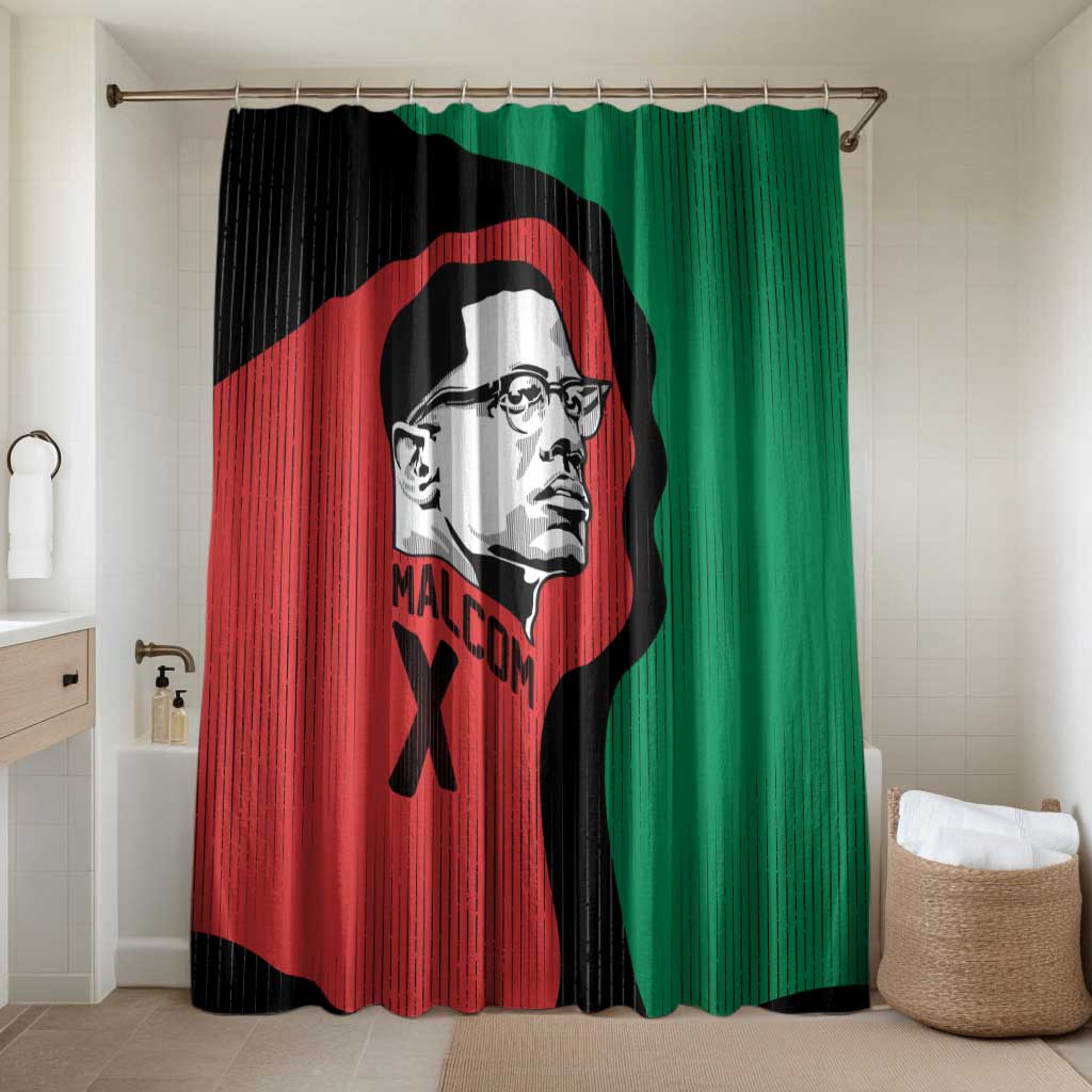 Malcolm X Bathroom Set Truth Is on the Side of the Oppressed Quote Civil Rights Tribute - African Pride