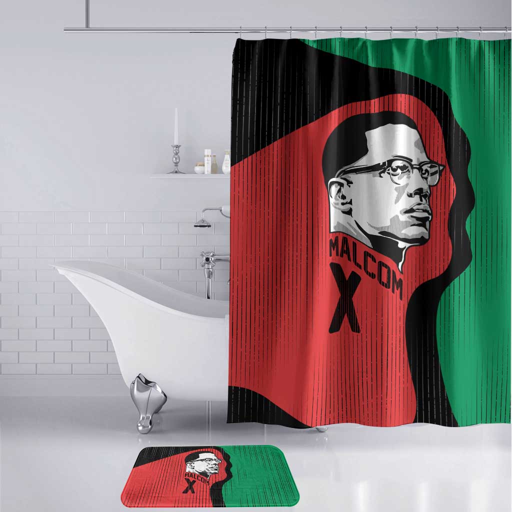 Malcolm X Bathroom Set Truth Is on the Side of the Oppressed Quote Civil Rights Tribute - African Pride
