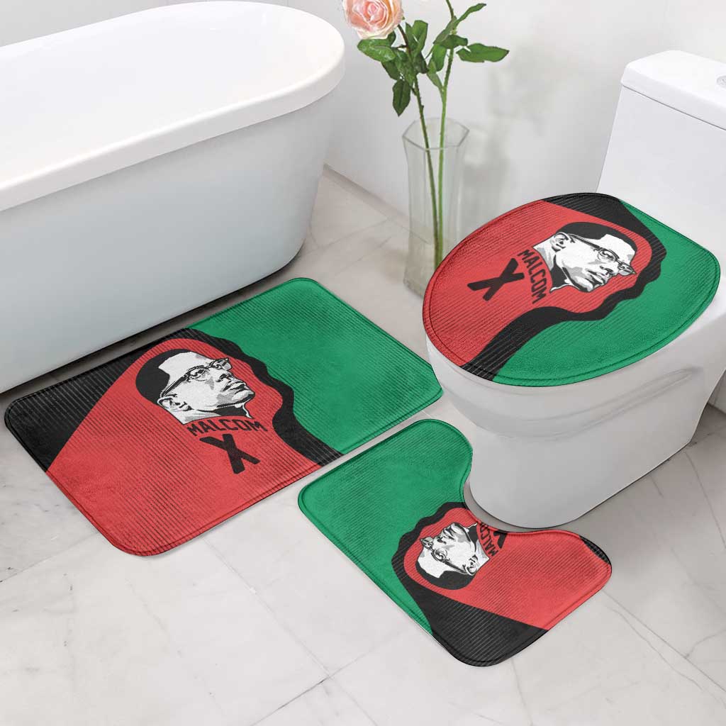 Malcolm X Bathroom Set Truth Is on the Side of the Oppressed Quote Civil Rights Tribute - African Pride